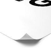 Gourd Funny Cool Veggie Pun Poster (Ecke)