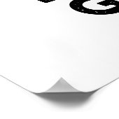 Gourd Funny Girl Veggie Pun Poster (Ecke)