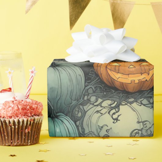 Gourd Garden Pattern Geschenkpapier (Geburtstagsparty)