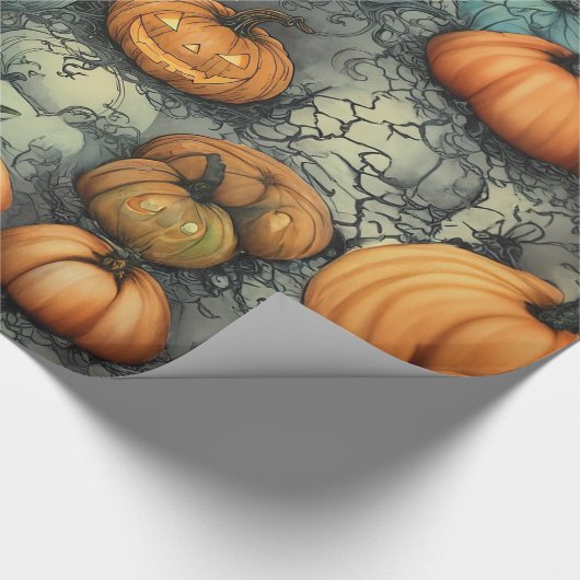 Gourd Garden Pattern Geschenkpapier (Ecke)