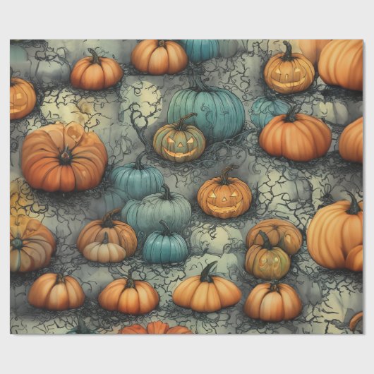 Gourd Garden Pattern Geschenkpapier (Flach)