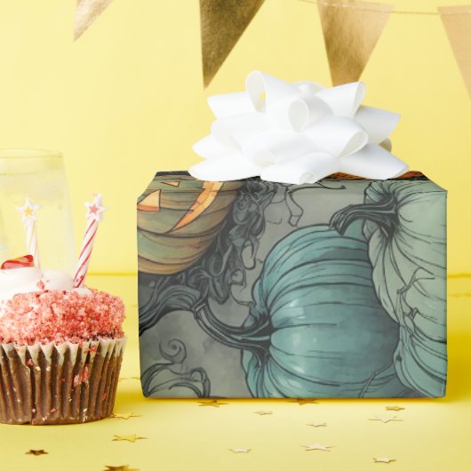 Gourd Garden Pattern Geschenkpapier (Geburtstagsparty)