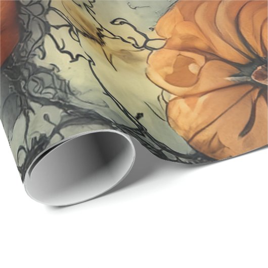 Gourd Garden Pattern Geschenkpapier (Rolleneckpunkt)