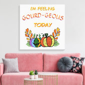 Gourd-geous Fall Pumpkins Leinwanddruck (Insitu (Wohnzimmer))