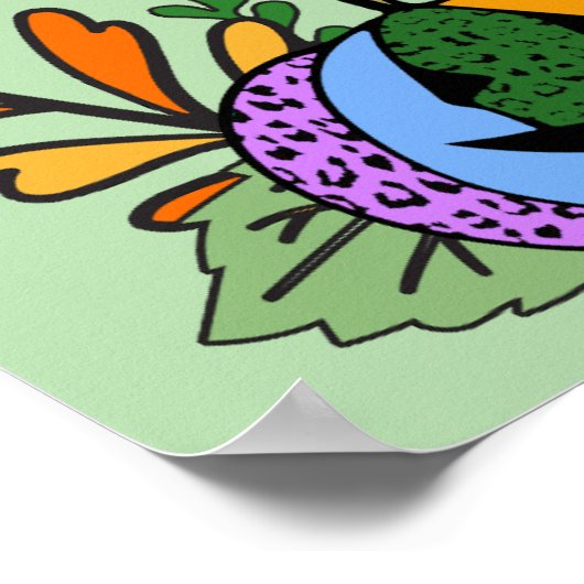 Gourd-geous Fall Pumpkins Poster (Ecke)