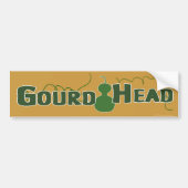 Gourd Head Autoaufkleber (Vorne)