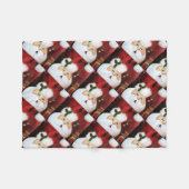 GOURD SANTA CLAUSE FLEECEDECKE (Vorderseite (Horizontal))