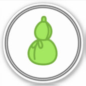 Gourd Sticker | Garnelen-Sammlung von Fischkraut (Vorderseite)