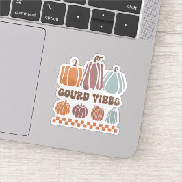 Gourd Vibes Funny Fall Pumpkins Sticker