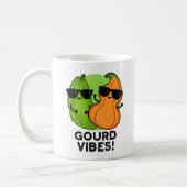 Gourd Vibes Funny Veggie Pun Kaffeetasse (Links)