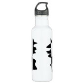 Gourde de Sport Art Abstrait Dual Face Edelstahlflasche (Vorderseite)