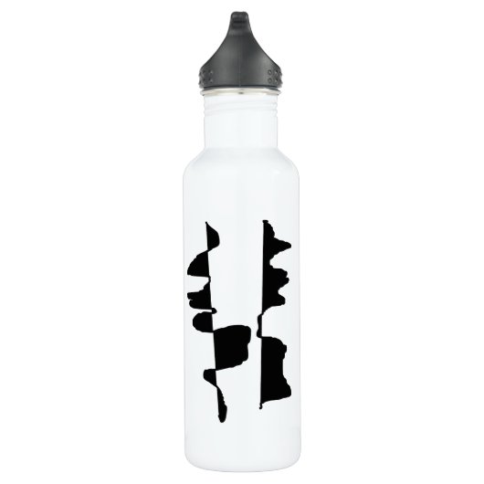 Gourde de Sport Art Abstrait Dual Face Edelstahlflasche (Rechts)