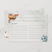 Gourdegous Basic Rezept Card Begleitkarte (Vorne/Hinten)