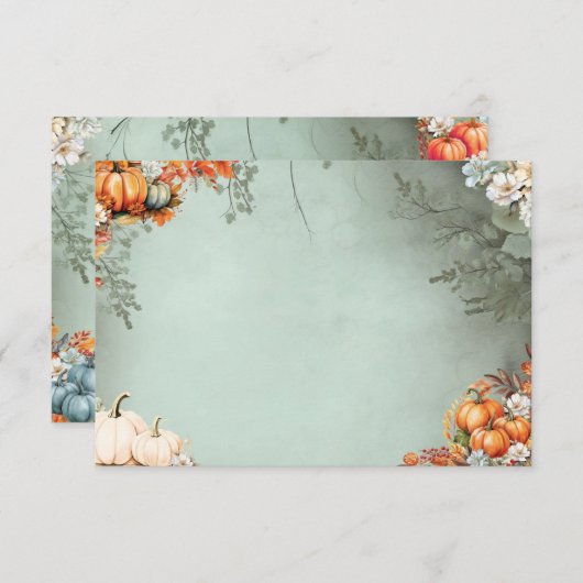 Gourdegous Blank Recicard Begleitkarte (Vorne/Hinten)