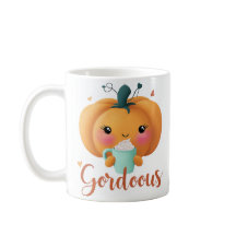 "Gourdgeous Pumpkin Coffee Tasse - Niedlicher Herb