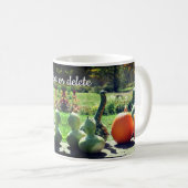 Gourds And Pumpkins Nature Personalized Kaffeetasse (VorderseiteRechts)