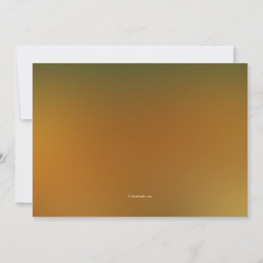 Gourds Couple Dusche Einladung (Rückseite)