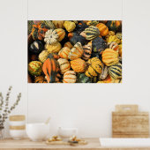 Gourds Galore! -Poster Poster (Küche)