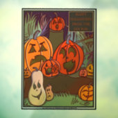 Gourds Halloween Fensteraufkleber (Blatt 3)