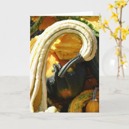 Gourds Karte (Gelbe Blume)