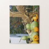 Gourds Maisstalks Stand Herbst Puzzle (Vertikal)