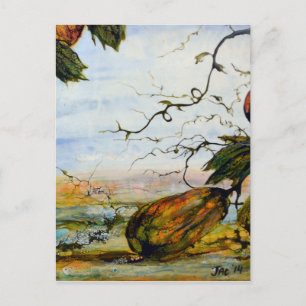 Gourds, Originelle Kunst von JAC Postkarte