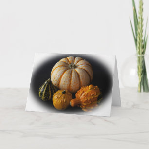 Gourds & Pumpkin Vignette Card Karte