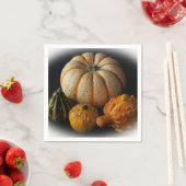 Gourds & Pumpkin Vignette Serviette (Beispiel)