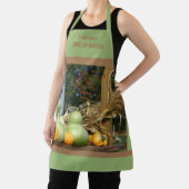 Gourds und Cornstalys Land fallen Personalisiert Schürze (InSitu)