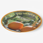 Gourds und Pumpkins Fall Art Personalisiertes Part Pappteller (Schrägansicht)