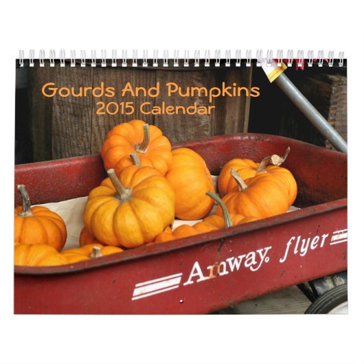 Gourds und Pumpkins Fotografie Kalender (Titelbild)