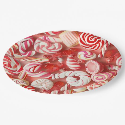 Gourmandize im Déco Pappteller (Schrägansicht)