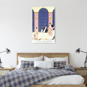 Gourmands, 1920-1930 (pochoir print) leinwanddruck (Insitu (Schlafzimmer))
