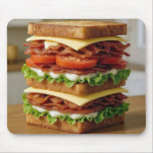 Gourmet B.L.T. Sandwich Mousepad (Vorne)