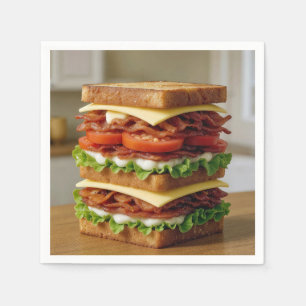 Gourmet-B.L.T.-Sandwich Serviette
