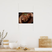 Gourmet Beef Steak mit perfekten Sear Markierungen Poster (Küche)
