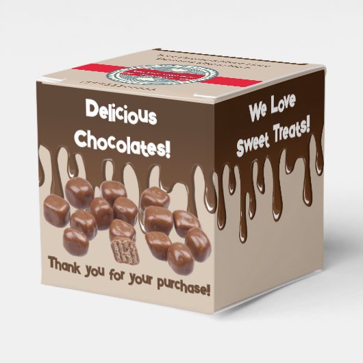 Gourmet Candy Favor Box Geschenkschachtel (Vorderseite)