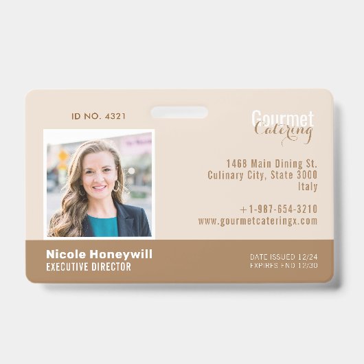 Gourmet Catering Company Abzeichen Ausweis (Vorderseite)