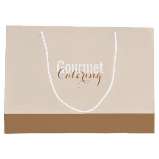 Gourmet-Catering Große Geschenktüte (Rückseite)