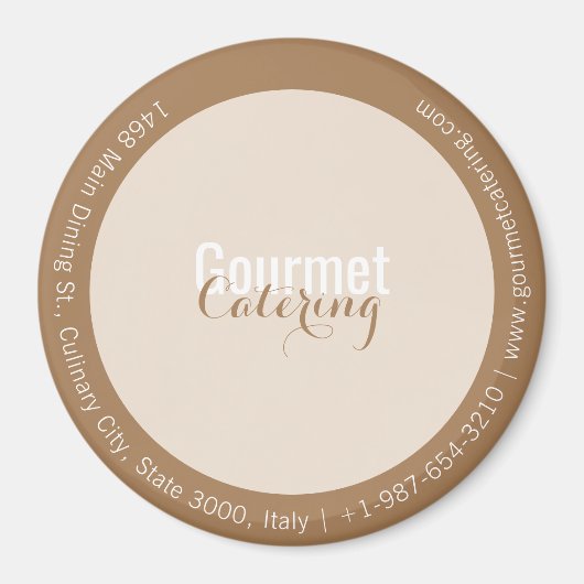 Gourmet Catering Magnet (Vorne)