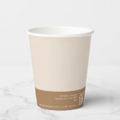 Gourmet-Catering Pappbecher (Rückseite)