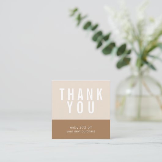 Gourmet Catering Square Rabattkarte (Stehend Vorderseite)