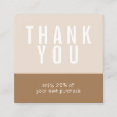 Gourmet Catering Square Rabattkarte (Vorderseite)