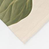 Gourmet-Cheeseburger-Illustration Fleecedecke (Ecke)