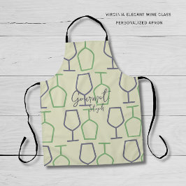 Gourmet Custom Virginia Wine Apron Schürze