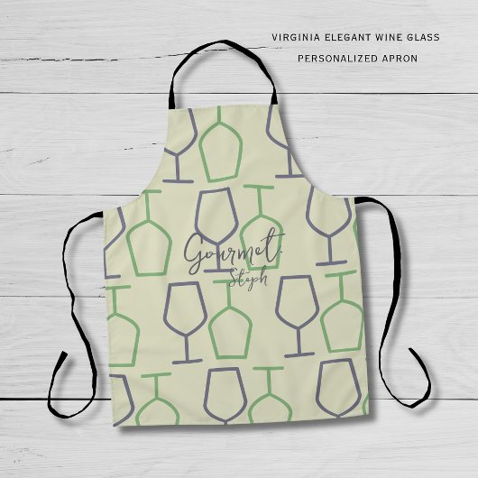  Gourmet Custom Virginia Wine Apron Schürze