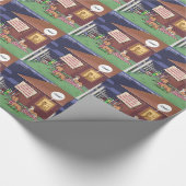 Gourmet Dogs Funny Geschenkpapier (Ecke)