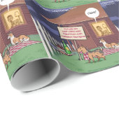 Gourmet Dogs Funny Geschenkpapier (Rolleneckpunkt)