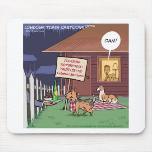 Gourmet Dogs Funny Mousepad