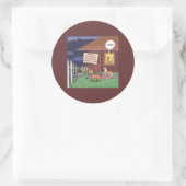 Gourmet Dogs Funny Runder Aufkleber (Tasche)